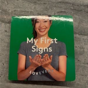 Lovevery My First Signs Board Book - Green Cover
